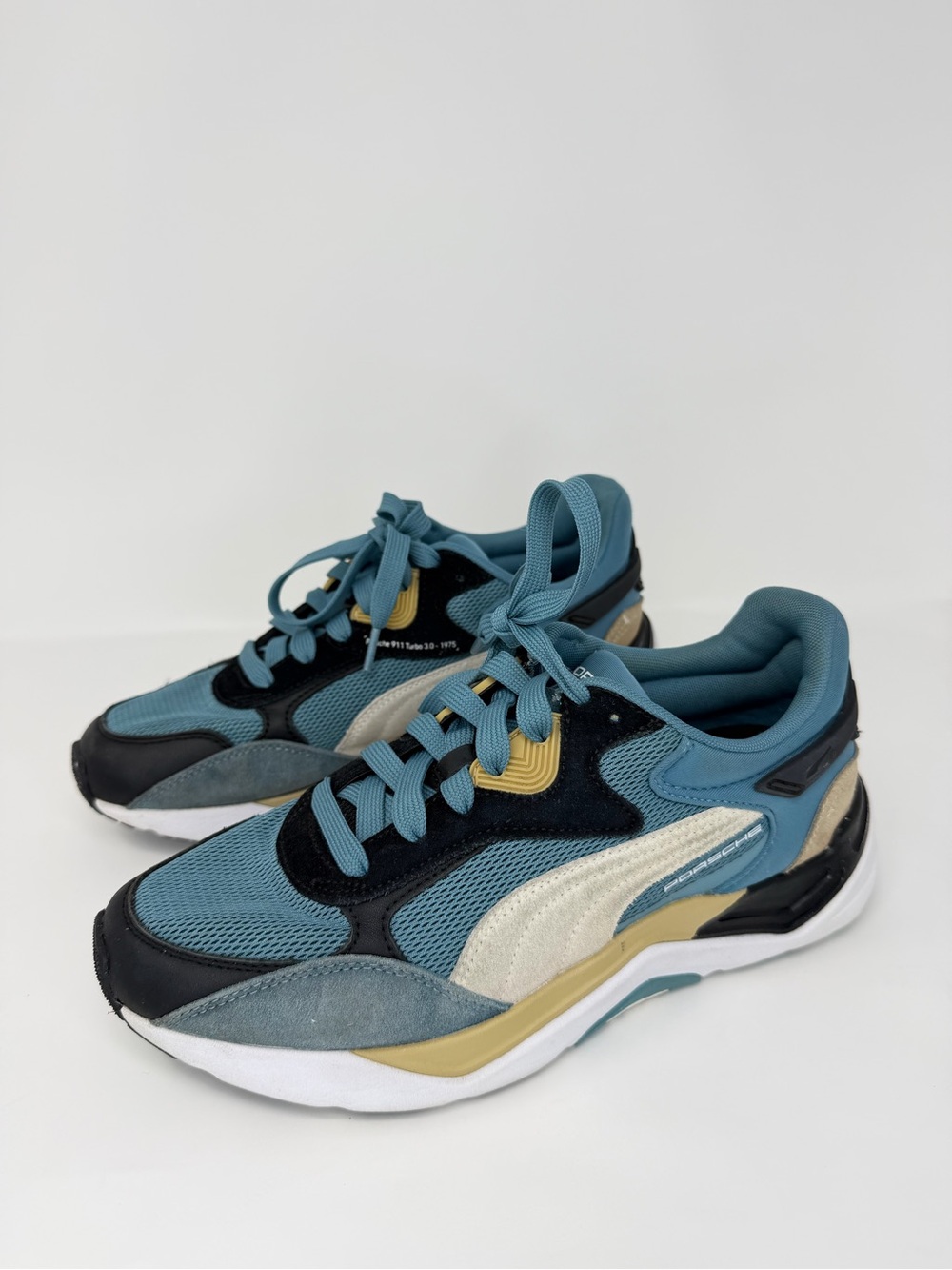 Puma Porsche Legacy TRC Blaze 307914-01 Men’s Size 8.5 Blue Black No Box